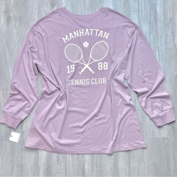 Long Sleeve Graphic Top 1X - Picture 3 of 3